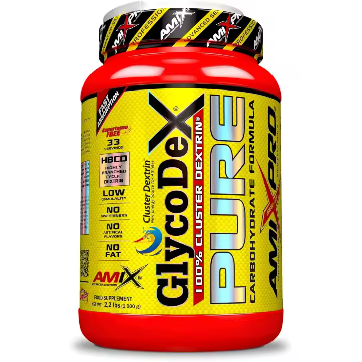 AMIX NUTRITION - Bebida Energética - Glycodex Pure - 1 Kg - Mejora Rendimiento y Recuperación Muscular - Alto en Carbohidratos - 1