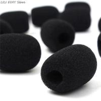 5 Pack Fundas De Microfono Con Esponja Antisalpicaduras Para Auriculares Accesorios De Micrófono Mini Negras - details 2