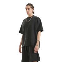 Camiseta Vintage Para Hombre Algodón Holgada Con Mangas Cortas Estampado Acido Camisetas Unisex Casual Transpirable - details 8