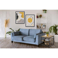 ARISE SHOP-Mesa Auxiliar Cuadrada con 3 Estantes,Mesa auxiliar de estilo industrial moderna para sala de estar, dormitorio, Color Marrón 50x50x51cm - details 3