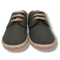 Vulpeques Zapatilla Lino 1017-LC Niño VERDE Zapatillas calzado niños Summer ROYALE CORDONETS - details 3