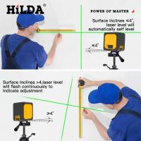 Nivel Laser HILDA 2 Líneas Recargable Por USB Mini Nivel Laser Auto Nivelado Con Láser Verde Rayos Horizontales Y Verticales - details 21