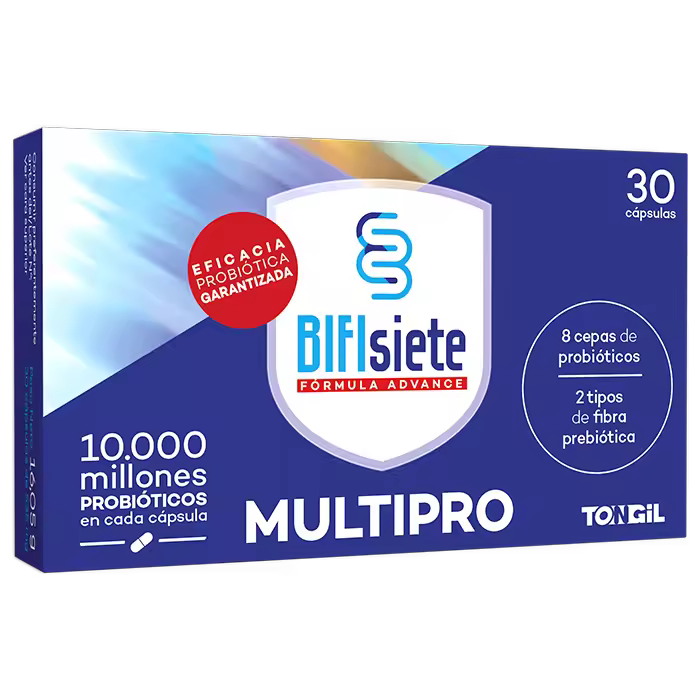 Probioticos Bifisiete 30 Cápsulas  Probioticos y Prebioticos Intestinales  10 Mil Millones UFC  Alta Supervivencia Gastrointestinal  de Tongil - 1