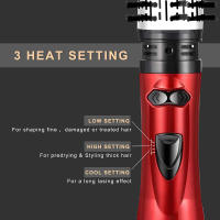 Peine Giratorio Profesional 3-en-1 Secador De Pelo Con Ión Negativo Y Cepillo De Aire Caliente Para Cabello Rizado HBMH ST-208 - details 6