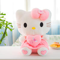 Muñeco De Peluche Hello Kitty Rosa Suave Y Cálido Muñeco De Almohada Para Niños Regalos De Cumpleaños Y Navidad Personaje De Anime Cartoon - details 3
