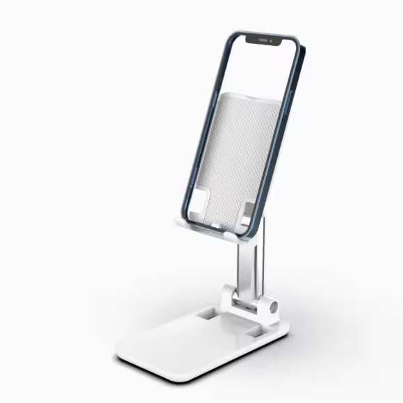 FGNS Soporte Móvil de Mesa, Soporte Movil Escritorio de Escritorio Plegable, Soportes para Moviles de Regulável, Soporte para Teléfono Inteligente de Escritorio con Ajuste de múltiples ángulos Compatible con Todos los teléfonos móviles o La Tablet - 1