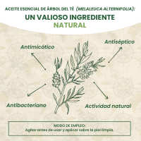 Árbol del Te Desodorante Árbol de Te 50 ml con Aloe Vera Ecológico - details 2