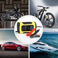 Cargador De Batería Automático 12V 6A Con Pantalla LCD Para Coches Camiones Y Motocicletas Adaptador 110V 220V a 12V - details 5