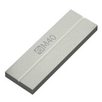 AMAOE M40 Lápida De Acero Dorado Para Tijeras Corrección Reparación Puntas De Soldadura Herramienta De Pulido Y Mezcla Doble - details 6