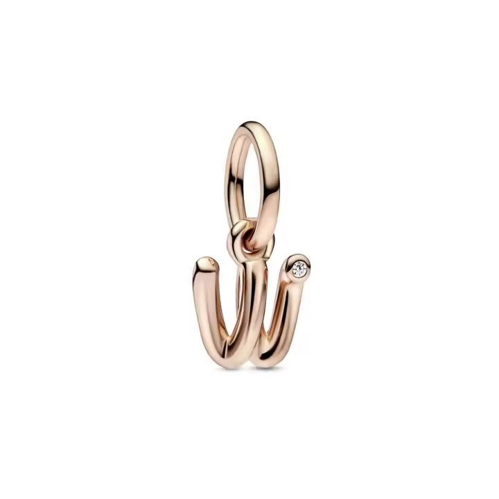 Charm colgante Pandora Moments 782481C01 Letra w - 1