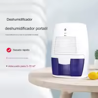 Deshumidificador Eléctrico 1200ML Deshumidificador de Aire Absorbedor de humedad Tanque de Agua Mini deshumidificador portátil Deshumidifier antimoho para el hogar 1 Pieza - details 8