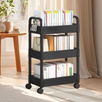 Carro De Almacenamiento Multicapa Para El Hogar Con Ruedas Para Cocina Dormitorio Y Baño Estante De Piso a Piso Organizador Móvil De Plástico - details 4