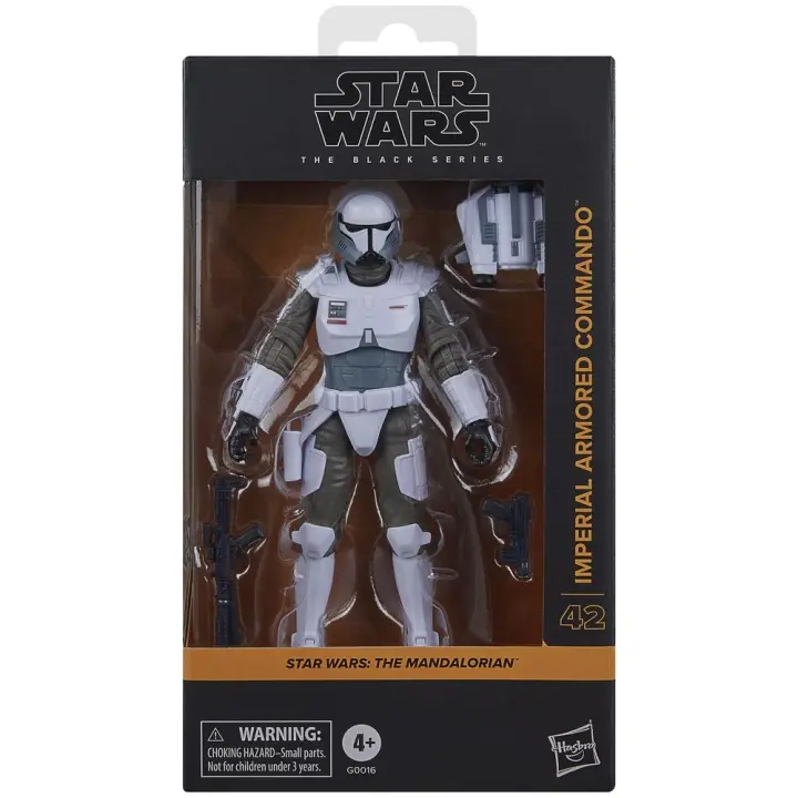 Figura Imperial Armored Commando The Mandalorian Star Wars 15cmFigura  Coleccionable - Idea de Regalo- Mercancia Oficial - Juguetes para Niños y Adultos - Movies Fans - Muñeco para Coleccionistas y Exposición - 1
