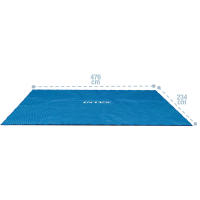 INTEX - Cobertor solar piscina rectangular, 488x244 cm, con orificios de drenaje, conserva la temperatura, reduce la evaporación del agua - details 3