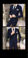 Traje Elegante Para Hombre (Blazer+ Pantalones) Moda Negocios Coreana Ajustado Para Boda Traje Profesional De Gentleman - details 5