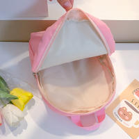 Mochila De Peluche Cartoon Para Niñas 2025 Con Diseño De Ciervo Kawaii En Purple/Pink Ideal Para Viajes Al Aire Libre Y Escuela Regalos Para Niñas - details 3