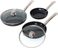 juego de 3 sartenes antiadherentes, 3 tamaños de sarten 20-24-28 cm aptas para todo tipo de cocinas calidad garantia - details 3