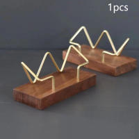 Organizador De Tarjetas De Negocio Con Soporte Para Escritorio Estilo Madera Accesorios Para Oficina Y Hogar Organizador De Memoria De Escritorio - details 8