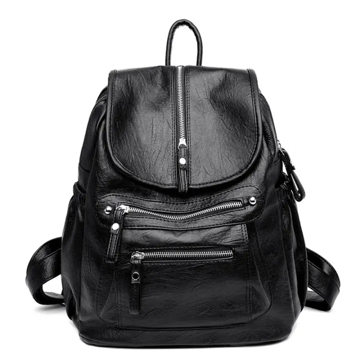 Mochara de cuero de alta calidad Para Mujer, Bolso Hombre Femenino Vintage, viaje M - 1