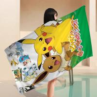 Toalla De Playa Absorbente Y Suave De Pokémon Pikachu Bilibili Toalla De Microfibra Para Yoga Natación Senderismo Toalla De Bano Rectangular Tamaño 30x60 Cm 50x100 Cm - details 9