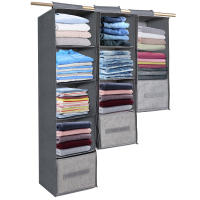 Organizador De Armario Colgante Con Estante Para Ropa Y Cuellos Collapsible Almacenamiento En Armario Para Ordenar Ropa Y Accesorios - details 7