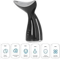 dispositivo de belleza multifuncional, vibración de masaje, terapia de calentamiento, rejuvenecimiento de la piel con luz LED, cuidado del cuello, base antideslizante, batería de larga duración - details 1