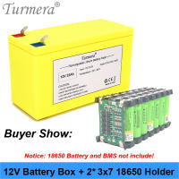 Caja De Almacenamiento De Batería Turmera 12V 7Ah-20Ah Con Portador 3X7 18650 Y BMS 3S 40A Para Motocicleta Reemplazo De Batería De Plomo-Acido - details 10