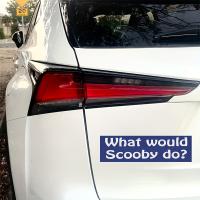 Pegatina De Coche Impermeable Para Ventanas Parabrisas Y Maletero De Vinilo Resistente Con Diseño De What Would Scooby Do Accesorios Exteriores Para Automóviles - details 6