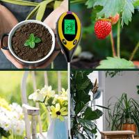Medidor De pH Profesional De Tierra 4 En 1 Con LCD Para Jardín Y Cuidado De Plantas Medidor De Humedad Y Temperatura Intensidad De Luz Solar - details 4