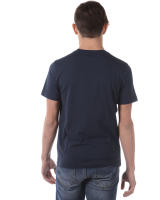 Emporio Armani EA7 Camiseta Algodón Hombre Azul Oscuro 3 ZPT41PJ18Z 1554 - details 2