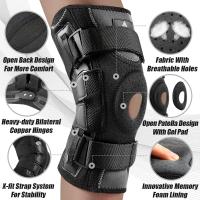 NEENCA Muleta De Rodilla Con Stabilizadores Lateral Y Gel Para Alivio Del Dolor De Rodilla Artritis Rotura De Menisco Alivio Del Dolor De Rodilla Con Estabilizadores Laterales Y Gel Para Artrosis Rotura De Menisco - details 1