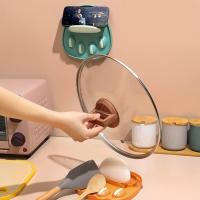 Soporte para espátula para encimera, bonito soporte para cucharas, soporte para cucharas para encimera con soporte para tapa de olla para encimera de cocina, soporte para utensilios de cocina - details 1