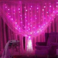 1 Pack De Luces De Cobre LED 2x2M Para Ventanas Con 20 Clips Y Luz De Batería Para Decoración De Fiesta Navidad Y Bodas - details 1