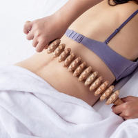 1Pcs Herramienta De Masaje De Madera Para Terapia Relajación De Músculos Alivio De Dolor Y Drenaje Límpico Escultor De Cuerpo - details 1