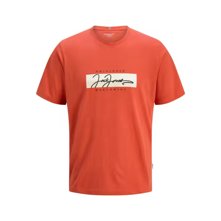 Camiseta Fredererikberg Naranja Jack and Jones - 1