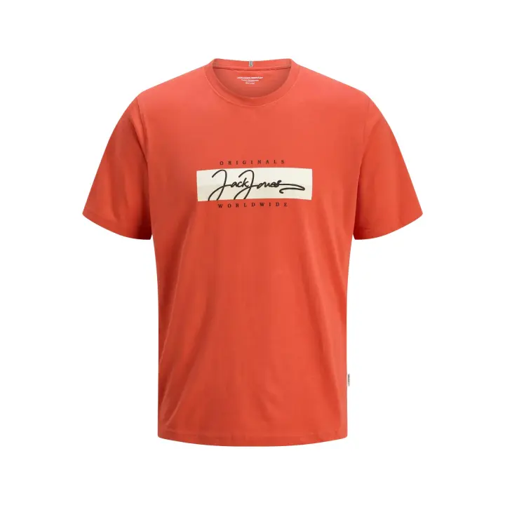Camiseta Fredererikberg Naranja Jack and Jones - 1