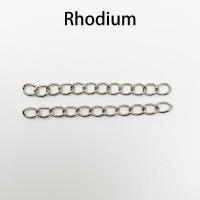 Cadena De Extensión Para Collar Y Pulsera 100pcs Metal Zinc Alloy 50mm 70mm Para Fabricación De Joyas DIY Enlaces Extensos Para Encadenes - details 6