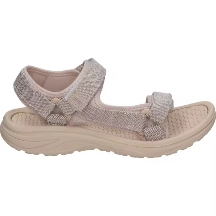 MTNG | Sandalias Planas Mustang Tornado para Moda Joven – Sandalia en Color Beige – Sandalia Cómoda con Cierre de Velcro – Verano Casual – Versátiles y Combinables – Modelo 60804 - 1
