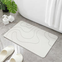 Alfombra De Baño Kieselguhr Antideslizante Alfombrilla De Ducha Absorbente Y Secado Rápido Tamaño 60x39cm Para Adultos - details 15