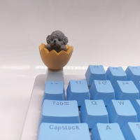 Teclados Mecánicos Personalizados Con Diseño De Perro De Anime Dibujos Animados Llaveros De Muñeca DIY Para Gamers - details 7