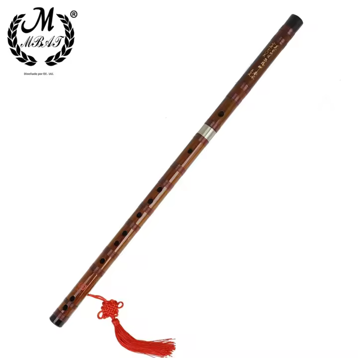 Flauta De Bambú M MBAT Instrumento De Viento De Calidad Profesional Clave C D E F G Flauta Transversal Chinesa Alta Calidad Dizi - 1