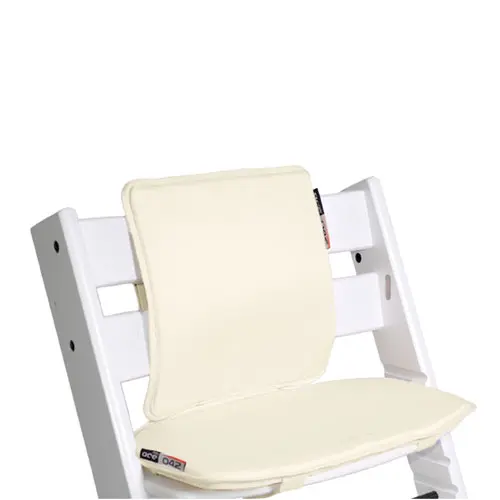Baby Ace Cojin para trona evolutiva de madera color blanco roto - 1