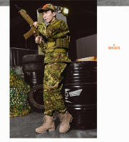 Botas De Combate Desérticas Para Hombres Botas Tácticas De Entrenamiento Especial Fuerzas Botas De Montañismo Ligeros Antideslizantes Suela De TPR Cubierta Superior De Cuero De Vaca - details 9