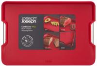 Joseph Joseph Tabla de cortar multifunción Cut&Carve ™   Plus, Roja, antideslizante, apto para lavavajillas - details 1
