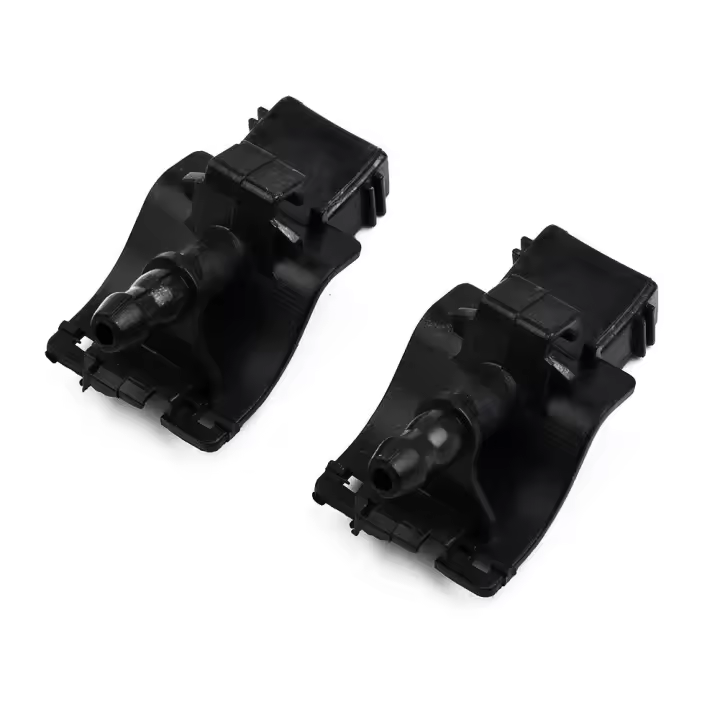 2PCS Boquilla De Rociador De Lavado De Parabrisas Negro Compatible Con Toyota Camry Lexus Accesorios Para Automobiles 85381-30110 - 1