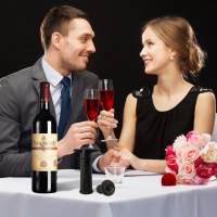 Paquete de 4 Bombas conservadoras De Vino Con Tapon De Vino al vacío, conservadoras de vino reutilizables, mantienen el vino Fresh Wine Para La Cocina, La Oficina, El Hogar, Los insumos para Fiesas de Adultos - details 3