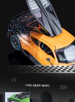 Coche De Deportes AMG ONE Escala 1:24 Modelo Juguetes Metálicos Con Ruedas Libres Simulación De Sonido Y Luz Regalo Para Niños Tamaño Aproximado 21*9*5CM - details 5