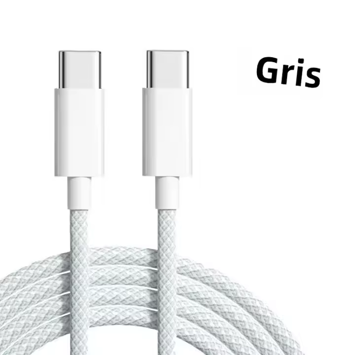Cable USB C Para I15 pro Max Carga Turbo PD 65W 25W Cargador Rápido Tipo C Para Samsung S23 S24 Xiaomi Accesorio De Teléfono - 1