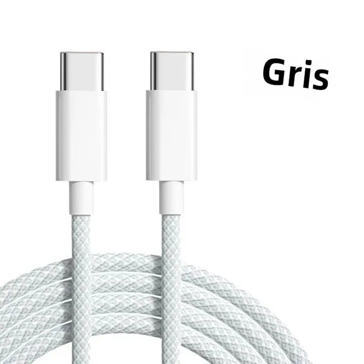 Cable USB C Para I15 pro Max Carga Turbo PD 65W 25W Cargador Rápido Tipo C Para Samsung S23 S24 Xiaomi Accesorio De Teléfono - 1