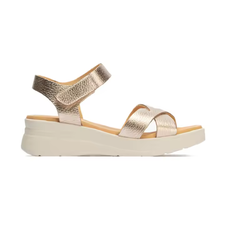 Shoes Sandalias marca Pitillos para mujer en color oro - 1